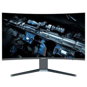Monitor Gamer Curvo Gamemax 27 LED WQHD, 165Hz, 1ms, DisplayPort/HDMI, HDR400, FreeSync, Preto