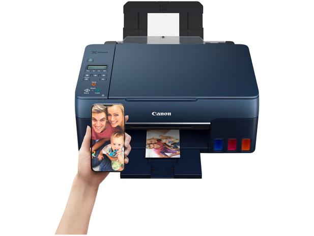 Impressora Multifuncional Canon Mega Tank G3160 – Tanque de Tinta Colorida Wi-Fi