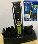 Aparador de Pelos Mondial, Super Groom – 06, Preto/Verde, Bivolt – BG-04