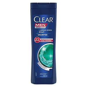 (Prime 10und) Shampoo Anticaspa Clear Men Limpeza Diária 400ml
