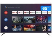 Smart TV 4K HQLED 65” JVC LT-65MB708 Android – Wi-Fi Bluetooth HDR 4 HDMI 3 USB