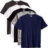 Kit com 5 Camisetas Masculina Básica Algodão Premium