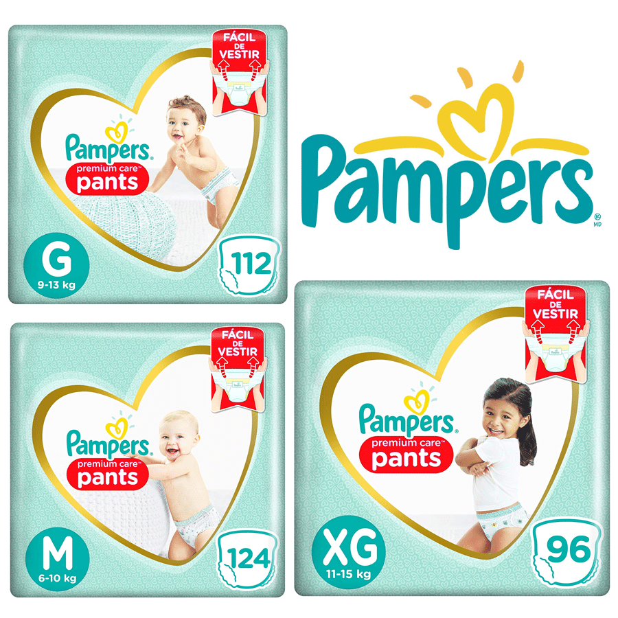 Fralda Pampers Pants Premium Care