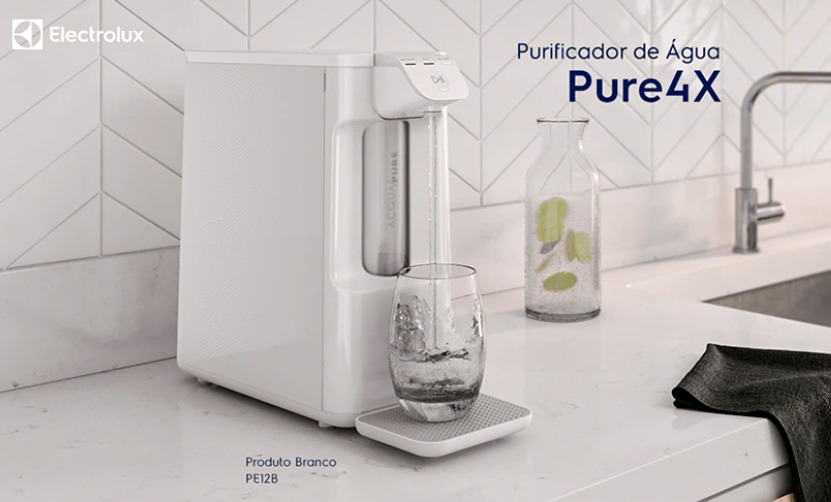 Purificador de Água Electrolux PURE4X PE12B – Branco