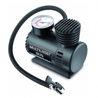 Compressor de Ar 12v Vazão 15l + Min 250psi 3 Bicos Adaptadores Multilaser - AU601