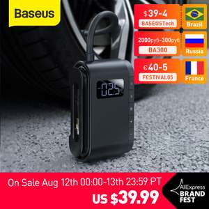 Compressor de Ar + Power Bank Baseus 4.000Mah