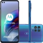 Smartphone Motorola Moto G100 256GB 5G Wi-Fi Tela 6.7” Dual Chip 12GB RAM Câmera Tripla + Selfie 16MP + 8MP – Luminous Ocean