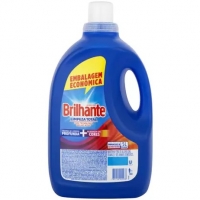 Sabão Líquido Brilhante Limpeza Total - 5L - 3 Unidades