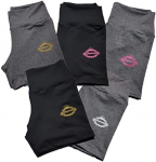 Kit 05 Shorts Treino Caminhada Fitness Feminino