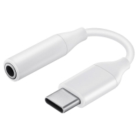 Cabo Adaptador Samsung Tipo C para conector de Áudio 3.5mm, Branco - EE-UC10JUWEGBR