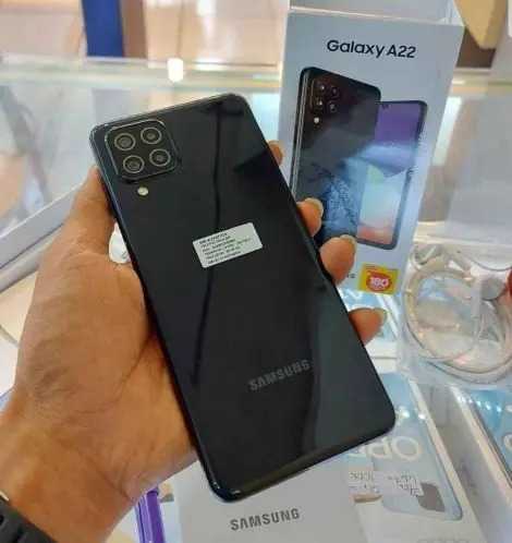 Smartphone Samsung Galaxy A22 128GB 4G Wi-Fi Tela 6.4” Dual Chip 4GB RAM Câmera Quádrupla + Selfie 13MP