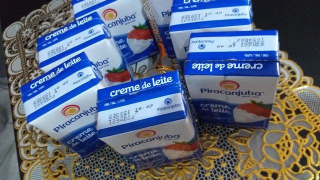 5x Creme de Leite Piracanjuba 200g