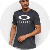 Camiseta Oakley Trn Logo Masculina +  Camiseta Speedo Print Masculina