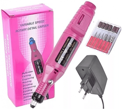 Lixadeira Lixa Motor de Unha Elétrica, Profissional, Bivolt