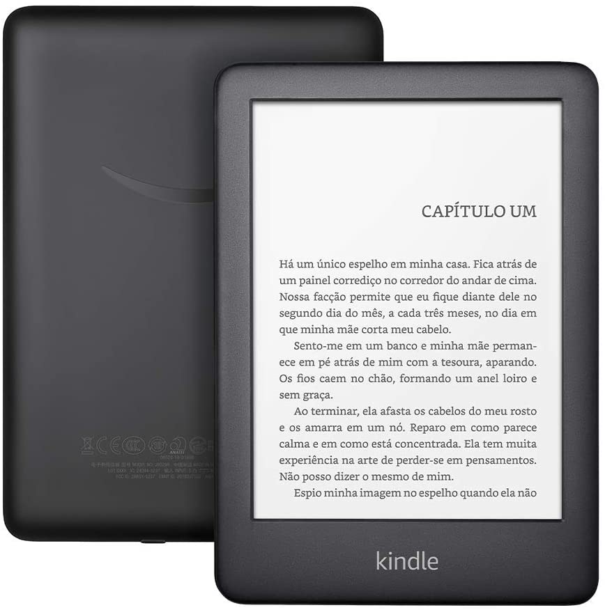 Kindle 10a geração com bateria de longa duração – Cor Preta