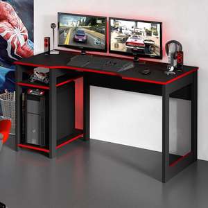 Mesa Para Computador Gamer Tecno Mobili ME4152 2 Prateleiras -