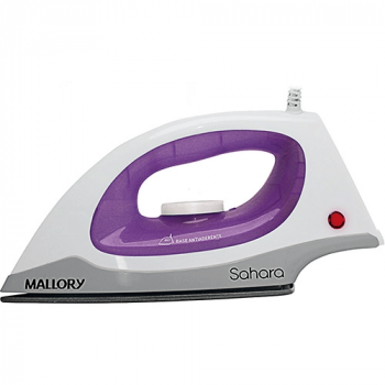 Ferro Seco Mallory Sahara, base antiaderente, salva botões, cabo girtório 360° 127V