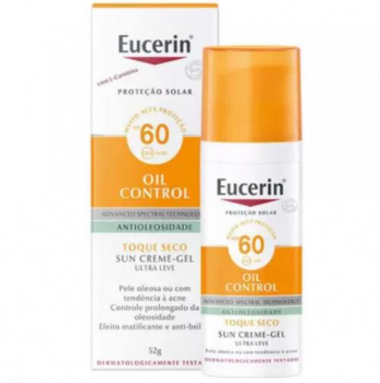 Protetor Solar Facial Eucerin – Sun Gel-Creme Oil Control FPS 60