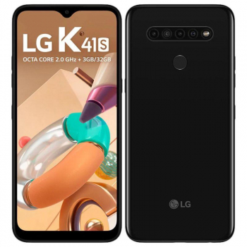 Smartphone LG K41S 32GB Titanium Tela 6.55″ Câmera Quádrupla 13MP Frontal 8MP Dual Chip Android 9.0