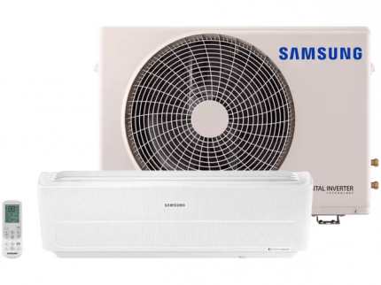 Ar-condicionado Split Samsung Inverter 9.000 BTUs – Quente/Frio Wind Free AR09NSPXBWKNAZ