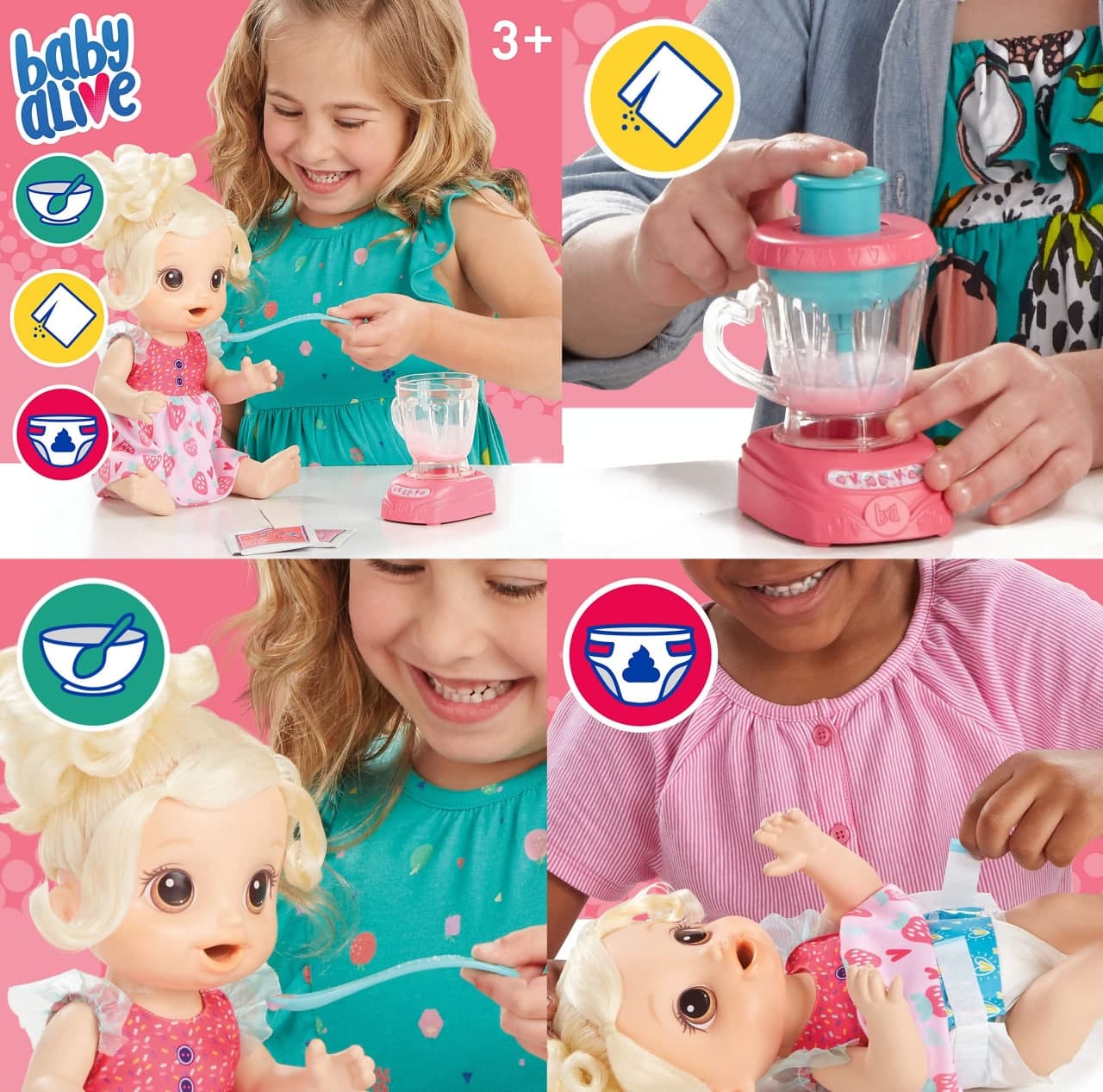 Boneca Baby Alive Misturinha Vitamina de Diversão – E6943 – Hasbro