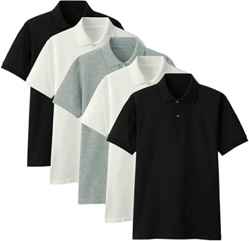 Kit com 5 Camisas Polo Part.B Regular Piquet
