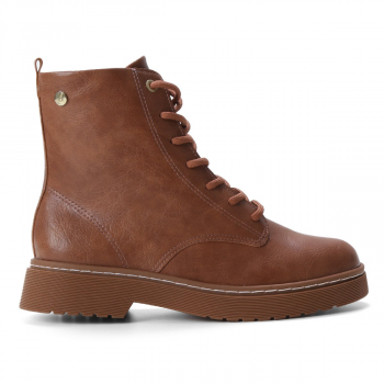 Bota Coturno Vizzano Cano Médio Feminina – Caramelo