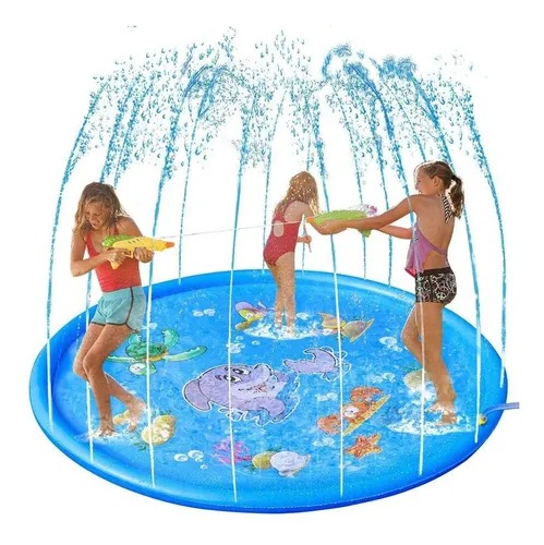 Brastoy Splash Pad Sprinkler Esteira 170cm Piscina Inflável Infantil