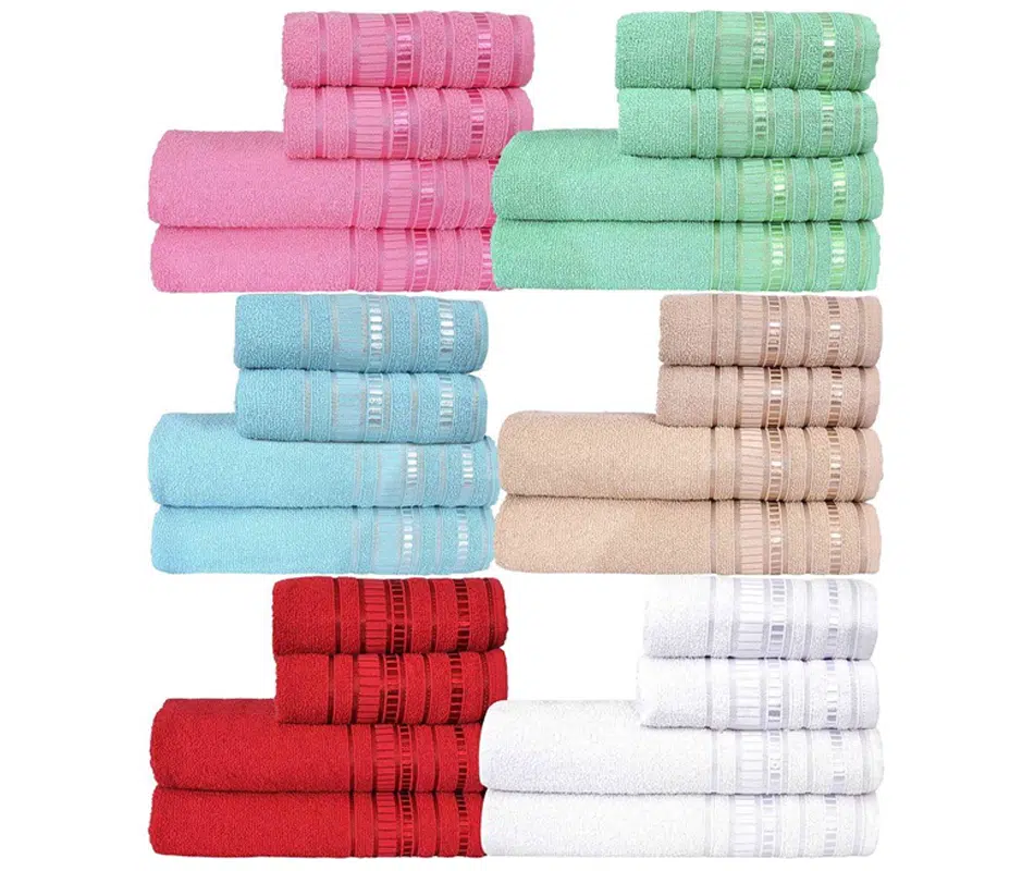 Jogo de Toalhas de Banho Atlântica Delicata – Garden 4 Peças