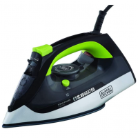 Black+Decker Ferro De Passar Antiaderente Steam Power Vapor E Seco 1200w Preto 127v Fx2700