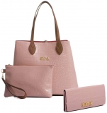 Kit Bolsa Feminina com Carteira e Necessaire Selten