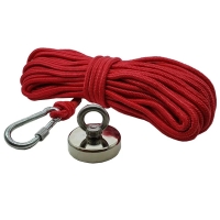 ímã De Recuperação De Neodímio Puxar Até160kg 60mm Pesca Caça Tesouro - Internacional