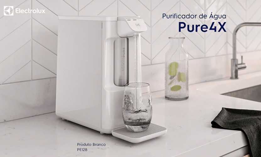 Purificador de Água Electrolux PURE4X PE12B – Branco