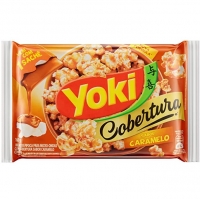 Popcorn Micro Cobertura Caramelo Yoki 160g - 10 Unidades