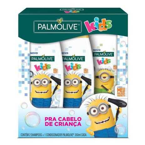 Shampoo e Condicionador para crianças Palmolive Kids Minions 350ml Promoção 2 Shampoos 350ml + 1 Condicionador 350ml com Desconto