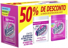 [RECORRÊNCIA] Kit Tira Manchas em Pó Vanish Oxi Action com 1 Rosa 450g e 1 Branco 450g