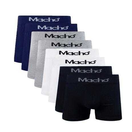 Kit 10 Cuecas Boxer Sem Costura Macho Algodão Sortido