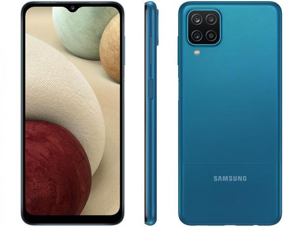 Smartphone Samsung Galaxy A12 64GB 4G – Octa-Core 4GB RAM 6,5” Câm. Quádrupla + Selfie 8MP