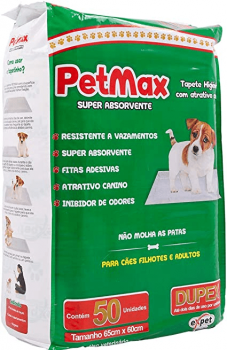 Tapete Higiênico Petmax 50 Unidades Petmax para Cães, 50 Unidades