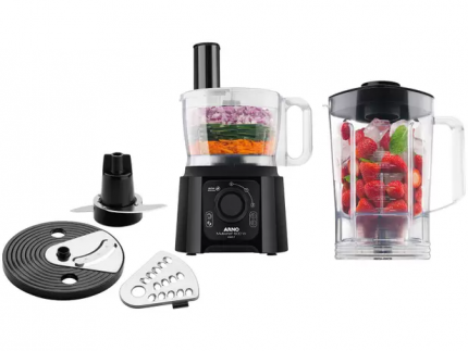 Multiprocessador de Alimentos Arno Preto – Multichef 4 em 1 600W