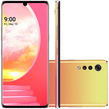 Smartphone LG Velvet Illusion Sunset Tela 6,8 4g 128gb 6gb Ram 3 Câmeras