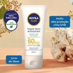 Protetor Solar Facial NIVEA SUN Toque Seco Antissinais FPS60 50ml, Nivea