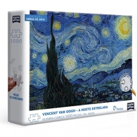 Vincent Van Gogh - A Noite Estrelada - Quebra-cabeça - 1000 Peças, Toyster