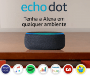 Echo Dot (3ª Geração): Smart Speaker com Alexa – Cor Preta
