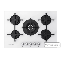 Cooktop 5 Bocas Brastemp Com Duplachama e Trempe Com Ferro Fundido - GDK73AB