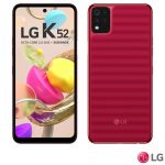 Smartphone LG K52 Vermelho, com Tela de 6,59″, 4G, 64GB e Câmera Quádrupla de 13MP+5MP+2MP+2MP – LMK420BMW
