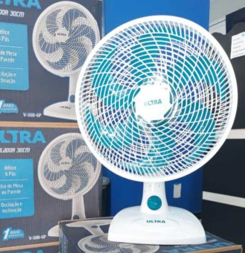 Ventilador de Mesa e Parede Ultra V-30B-6P – 30cm 3 Velocidades