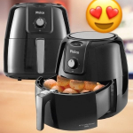 Fritadeira Elétrica sem Óleo/Air Fryer Philco – Gourmet PFR13P Preta 7,2L com Timer