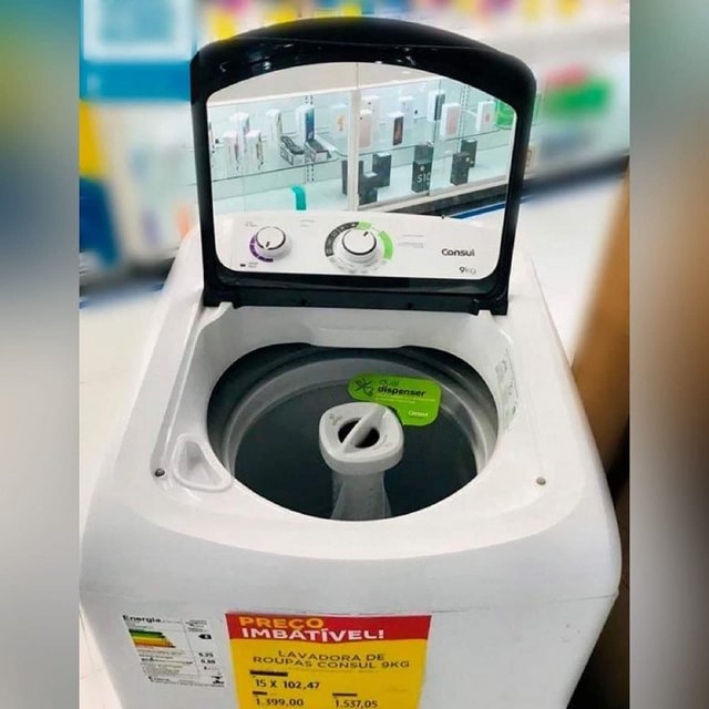 Máquina de Lavar Consul 9kg CWB09 Dosagem Extra Econômica e Ciclo Edredom