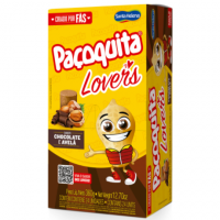 Paçoquita Rolha Lovers Chocolate E Avelã Com 24 Unidades - 6 Unidades